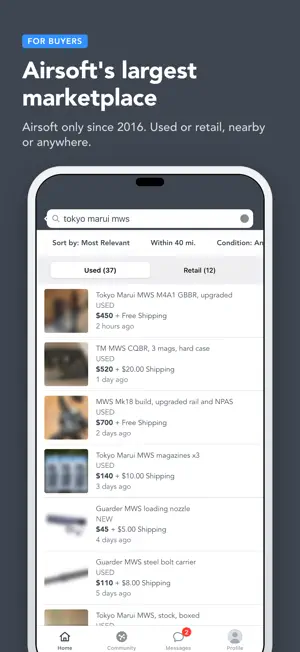 HopUp - Airsoft Marketplace screenshot 2