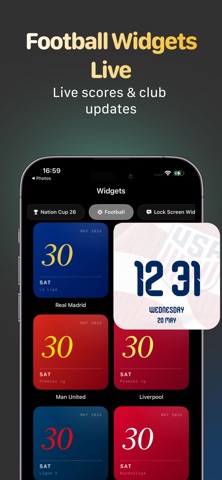 Neo Widgets: Minimal Home Lock iPhone screenshot