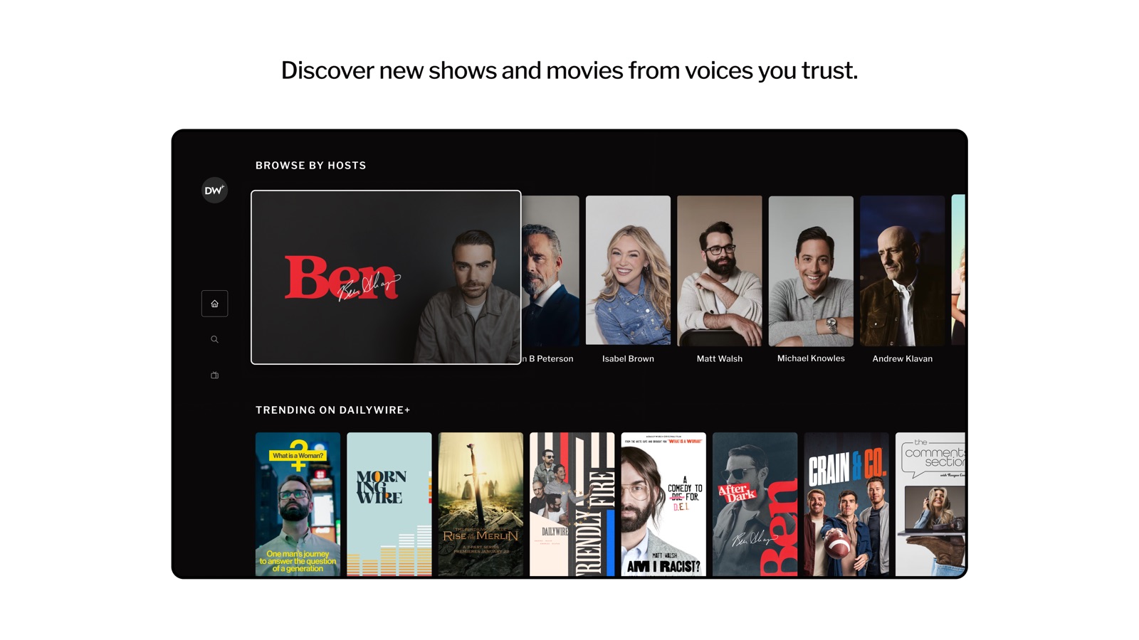 DailyWire+ apple_tv screenshot 2