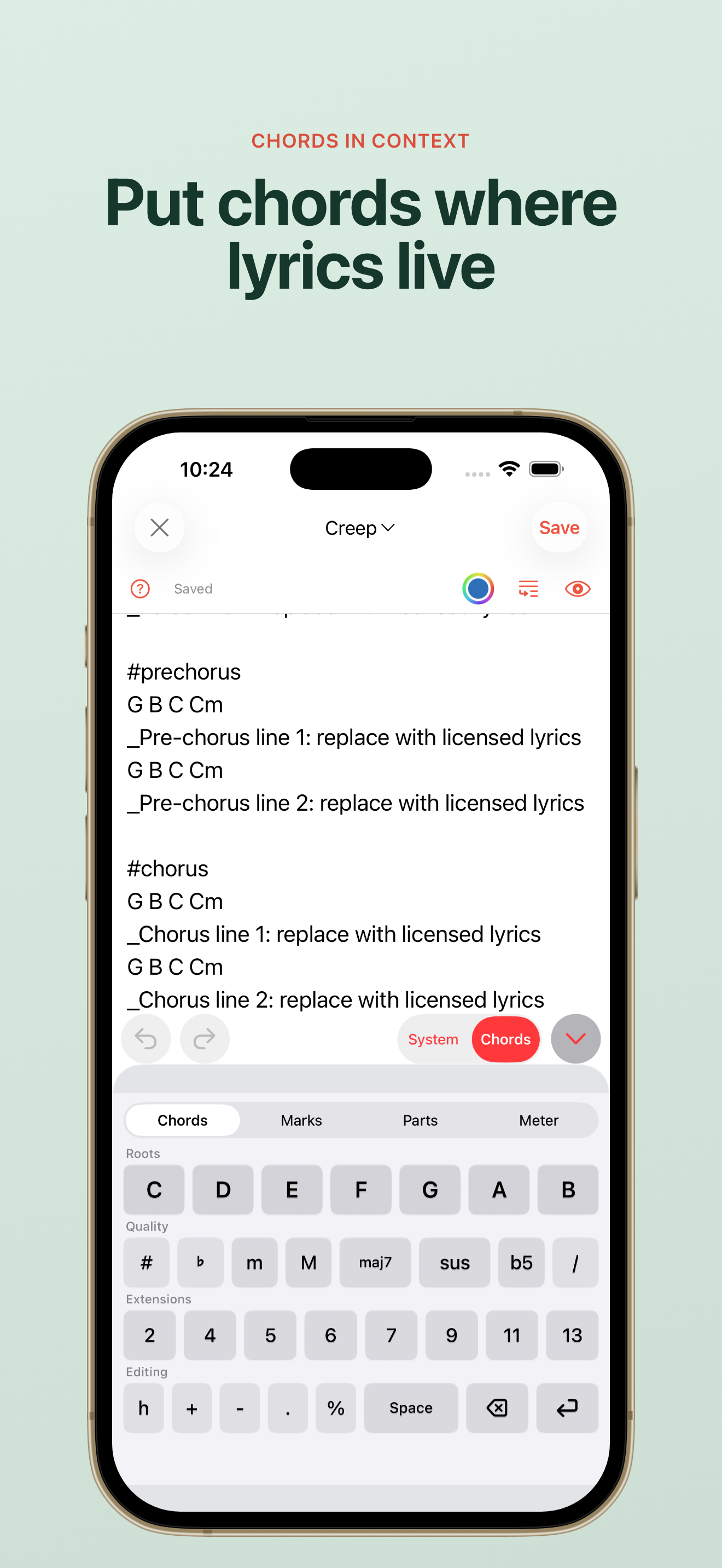 ChordMarker: Chord Chart Maker screenshot 2