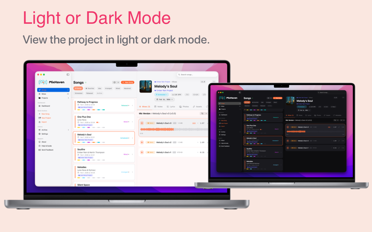 MixHaven: Organize Your Music