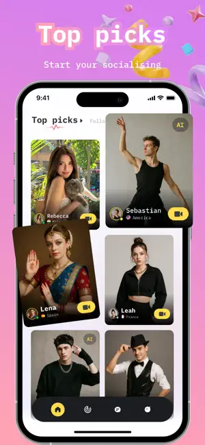 Dazz - Live Call, Video Chat iPhone screenshot 1