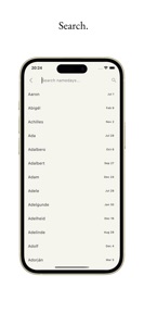 Nameday: Name Day Calendar screenshot