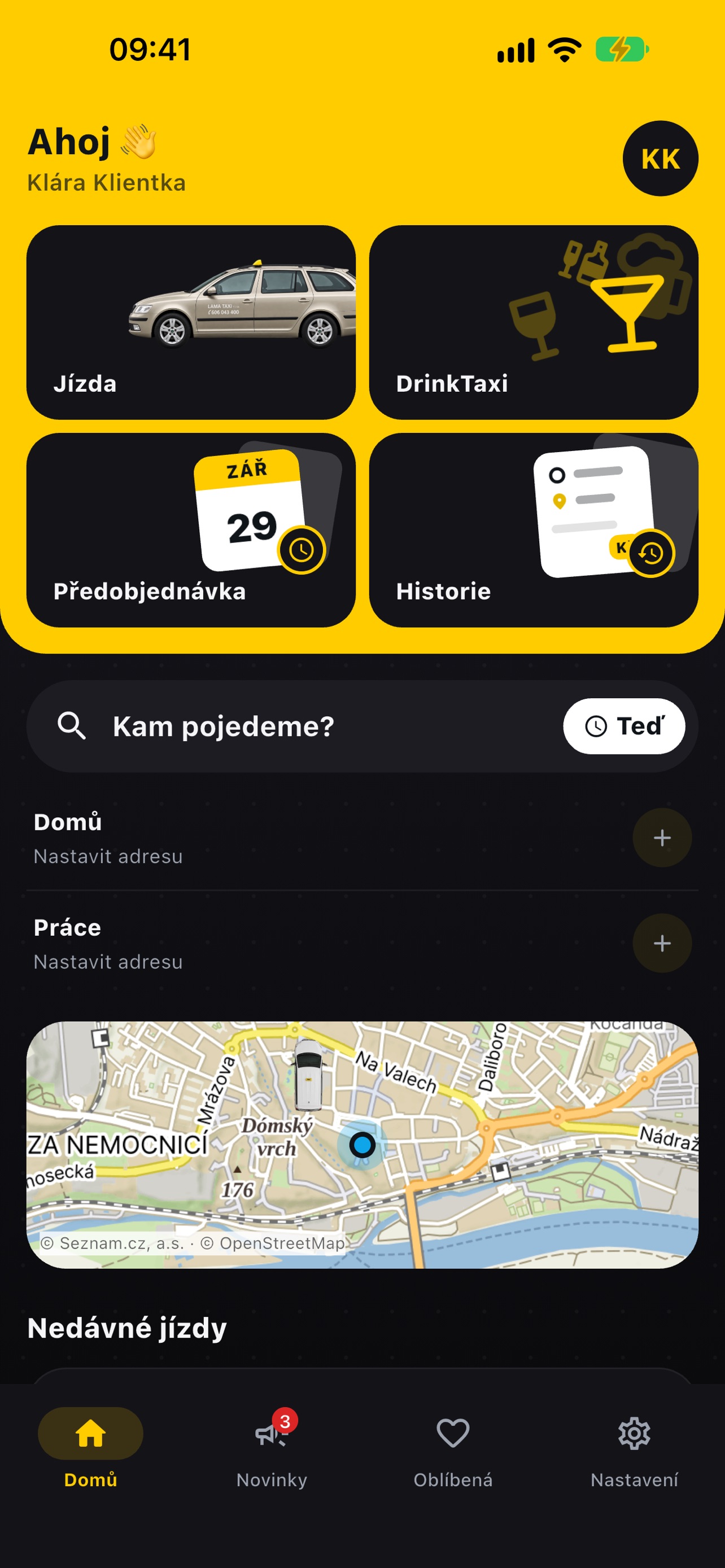 Screenshot 1 of LamaTaxík
