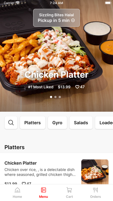 Sizzling Bites Halal Grill Screenshot