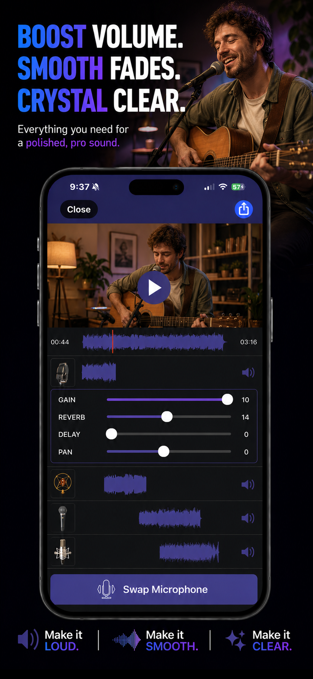 MicSwap Video Pro Audio Editor screenshot 5