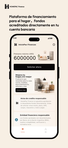 HomePac Finance iPhone screenshot 1