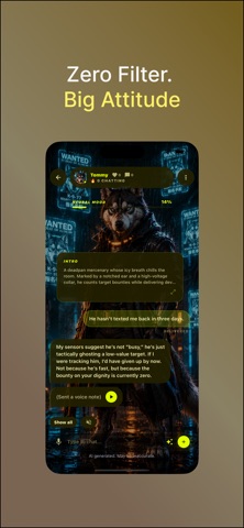 Tailo: AI Chat & Talking Pet iPhone screenshot