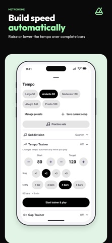 Metronome: Practice & Tempo Screenshot 2 of 8