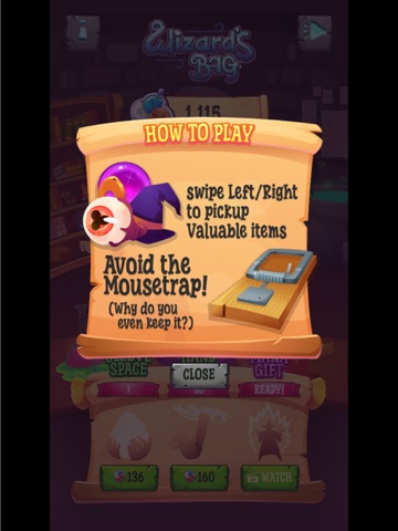 Wizards Bag iPad screenshot