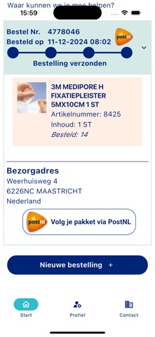 MediReva Bestelapp iPhone screenshot 3