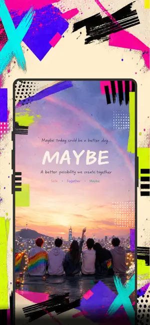 MAYBE - CD/TG/LV Community APP screenshot 1