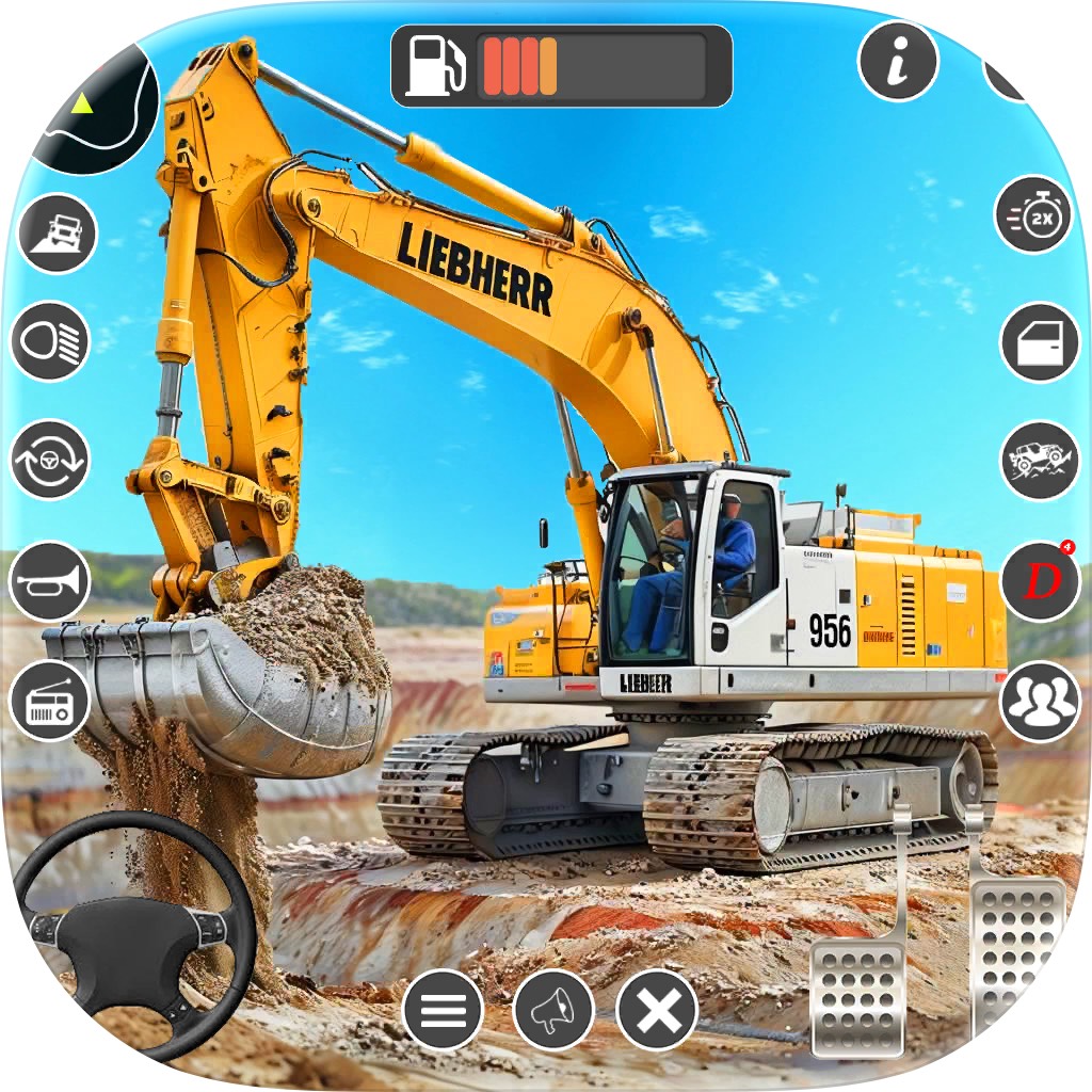 Apple App Store cover for Construction Truck Sim Games