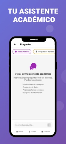EinstIA - IA para Estudiantes iPhone screenshot
