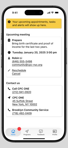 CPC NYC screenshot