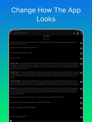 Haloreads iPad screenshot