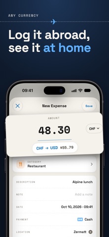 Capture d'écran 2 de PocketTrip: Travel Budget App