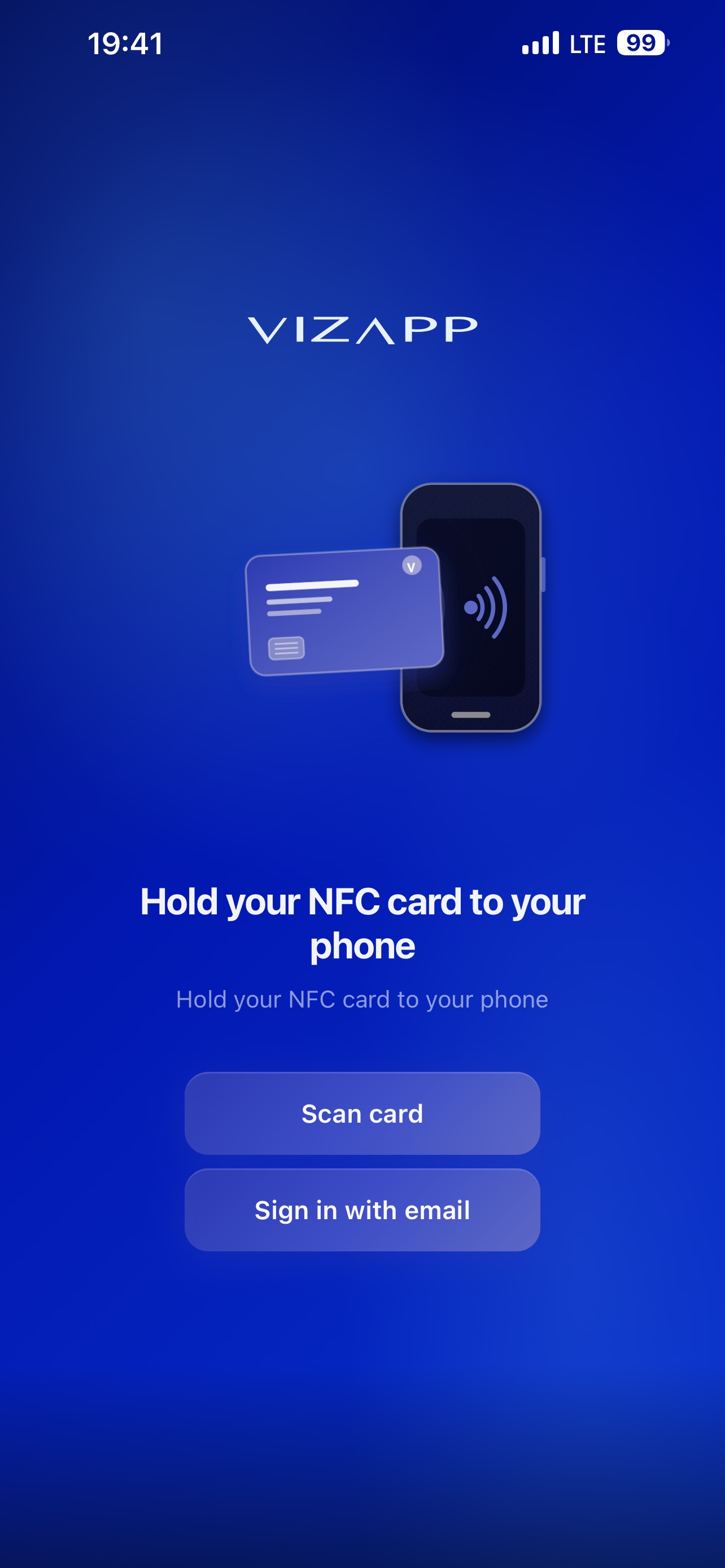 Screenshot 1 of VizApp: Digital Business Cards