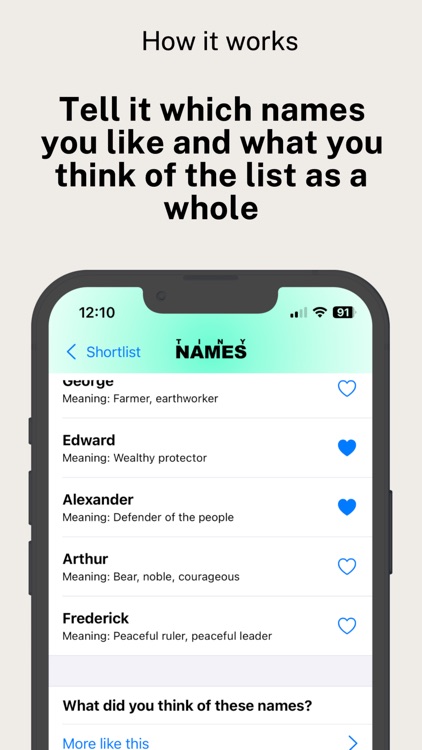 Tiny Names: Find a baby name screenshot-7