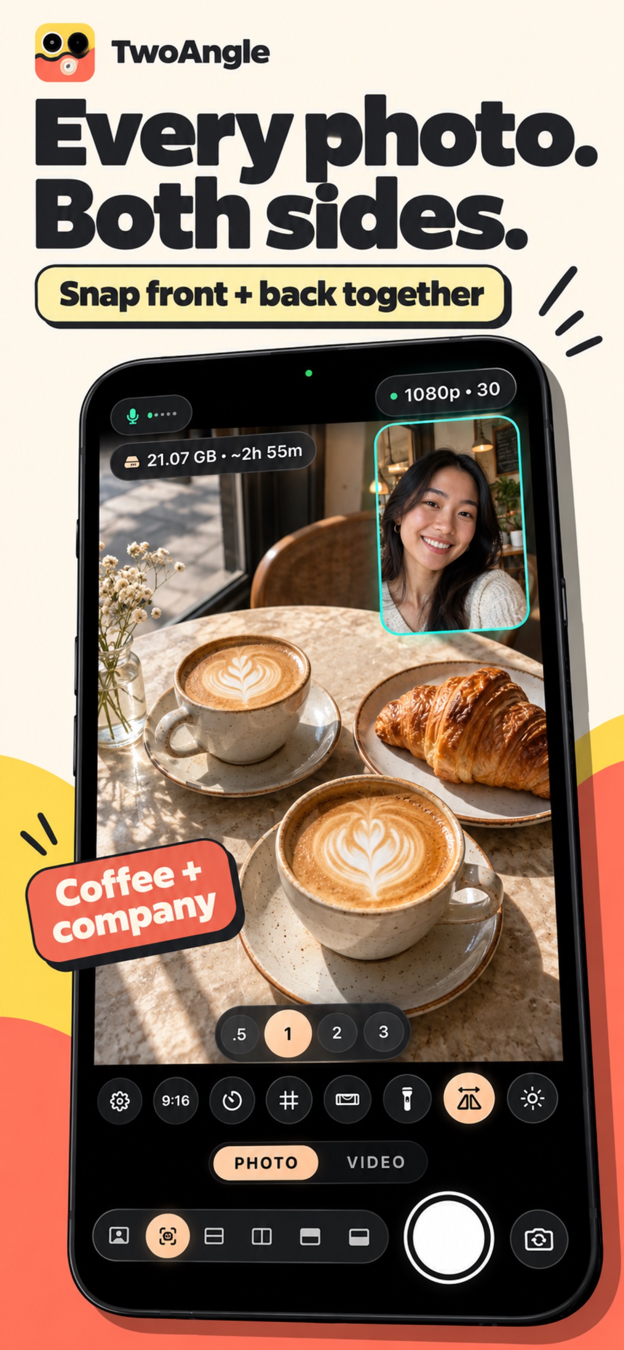 Screenshot 4 of TwoAngle: Dual Camera Recorder