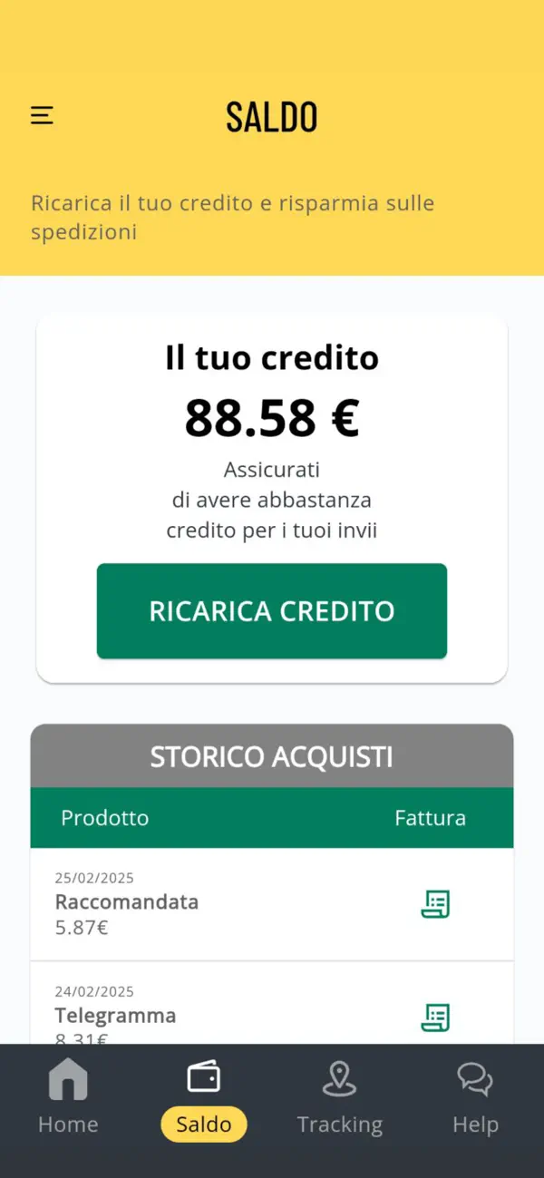 Screenshot #2 pour Poste Online. Invio Immediato
