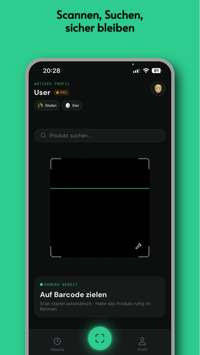 Allervio - Allergen Scanner 스크린샷 1