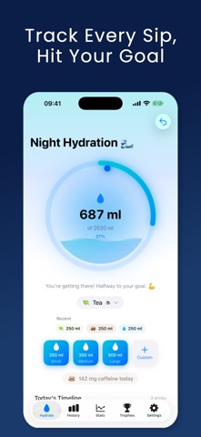 AquaFaste — Hydration Score screenshot