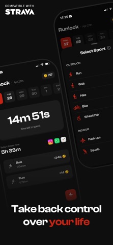 Runlock: Run For Screen Time Screenshot 1 of 5
