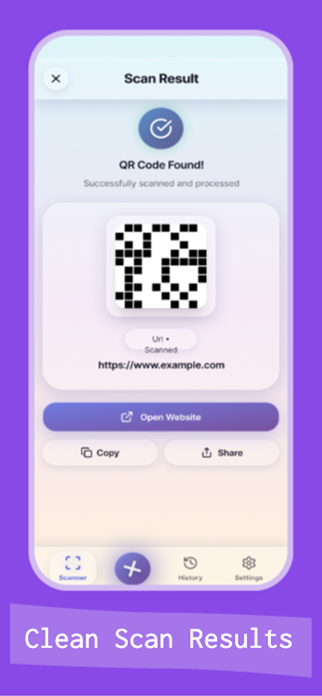 New Scan QR Code. - No Ads Screenshot 3 of 4