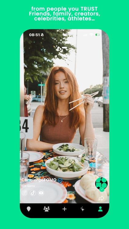 FOMO Social Recommendations