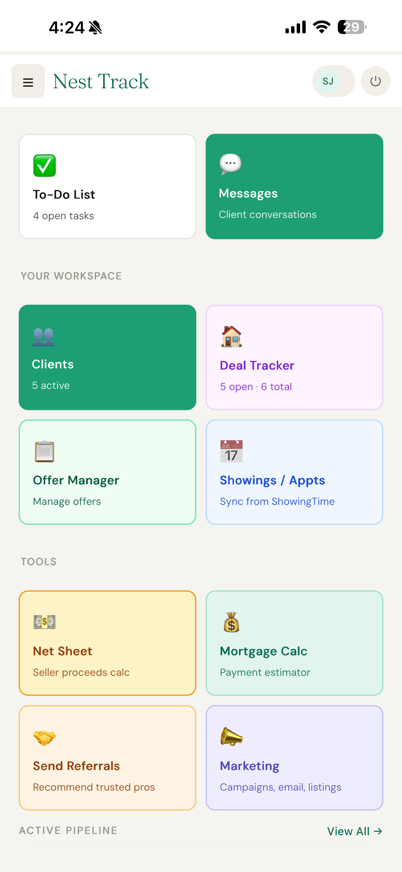 NestTrack CRM screenshot 9