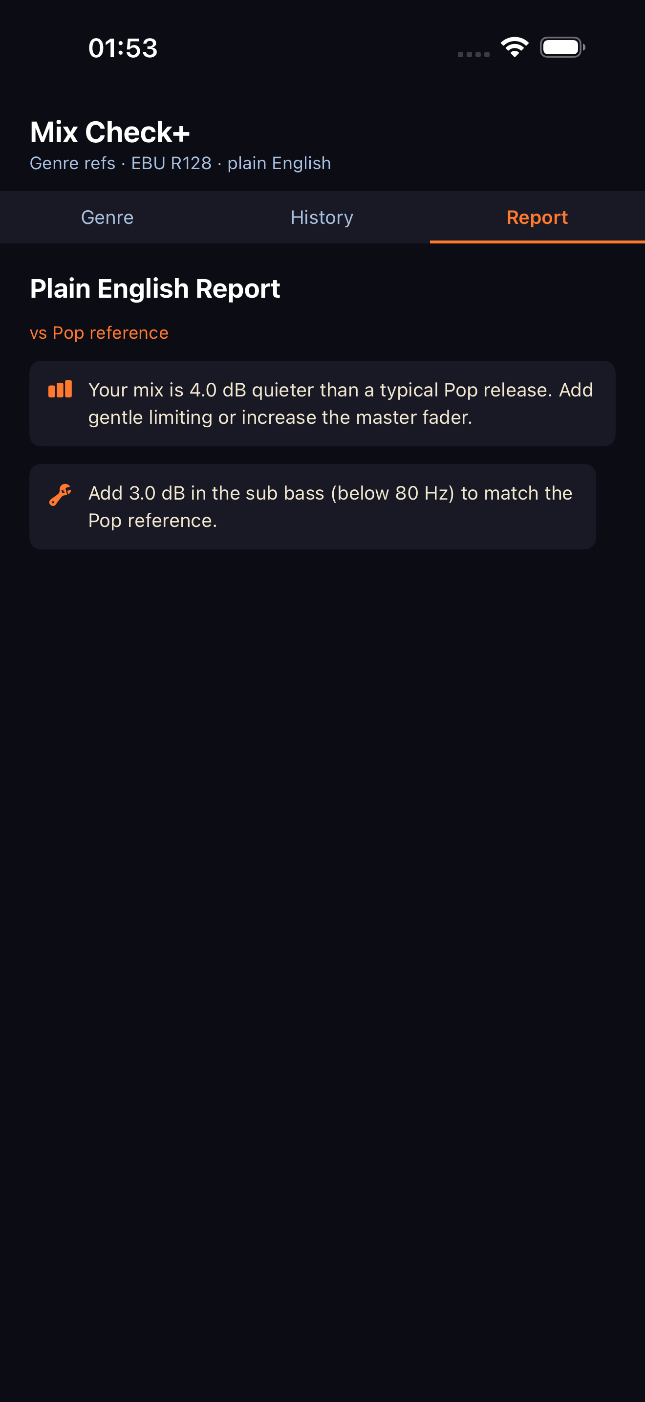SUS4 Mix Check screenshot 4