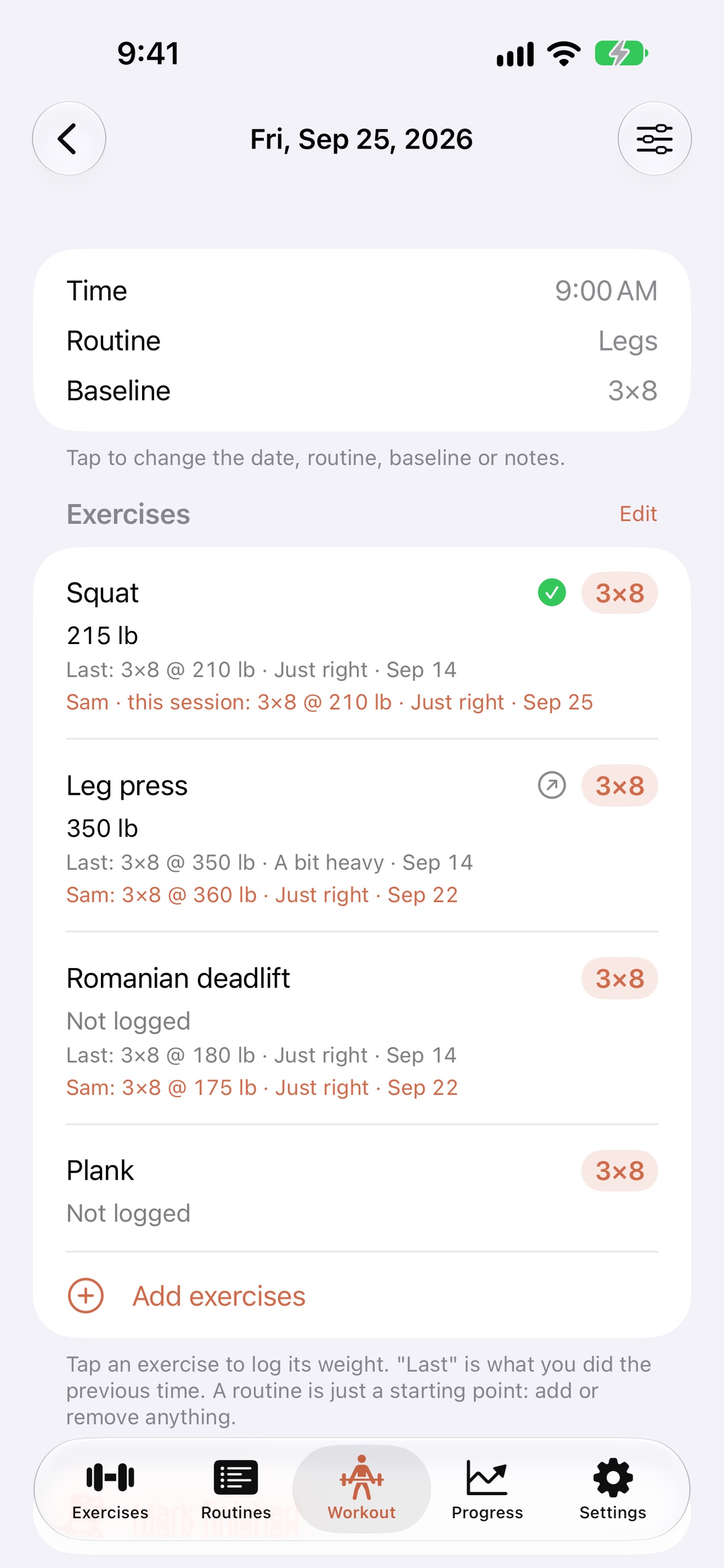 Screenshot 4 of Antaeus: Strength Log