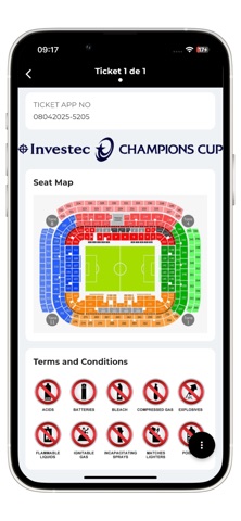 EPCR Ticketing screenshot