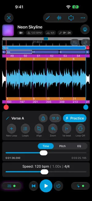 Music Looper - Practice Tool screenshot 1