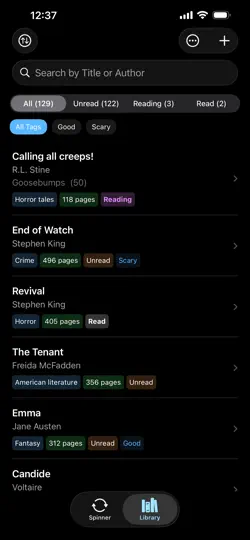 TBR Spinner iPhone Screenshot 4