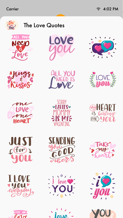 The Love Quotes Screenshot