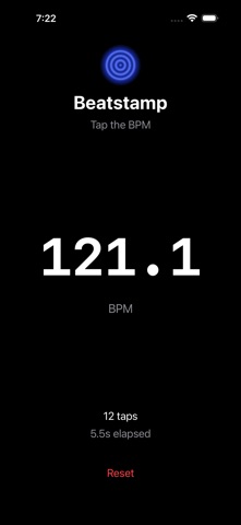 Beatstamp - Tap the BPM Screenshot 1 of 1