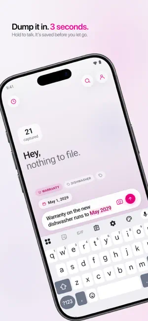 Eyenotes:Instant Voice & Notes screenshot 1