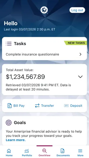 Ameriprise Financial screenshot 1