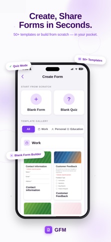 Forms AI - Builder for G Forms iPhone screenshot