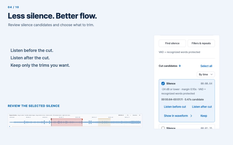 Lina Edit:AI Text Video Editor screenshot 4