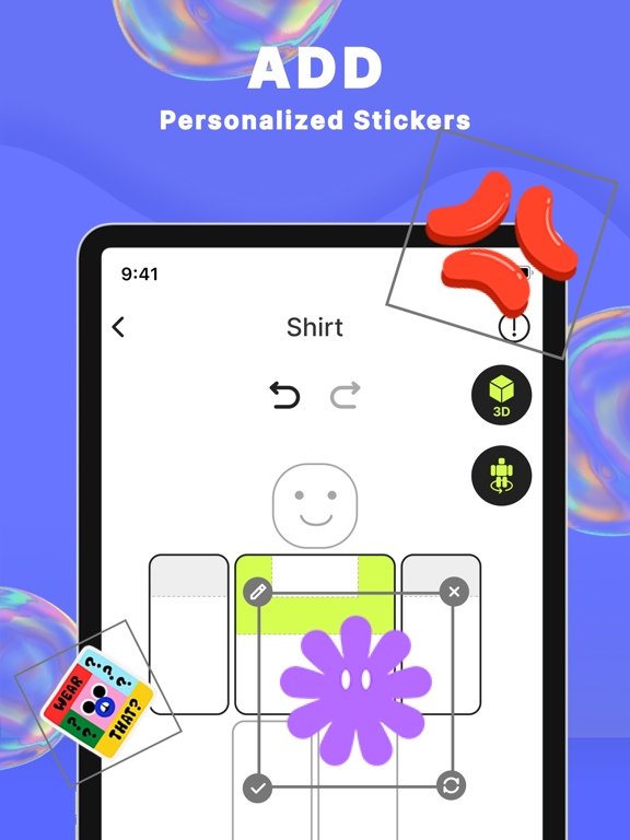 Customize Skins Clothes Editor iPad screenshot 4 - Games app