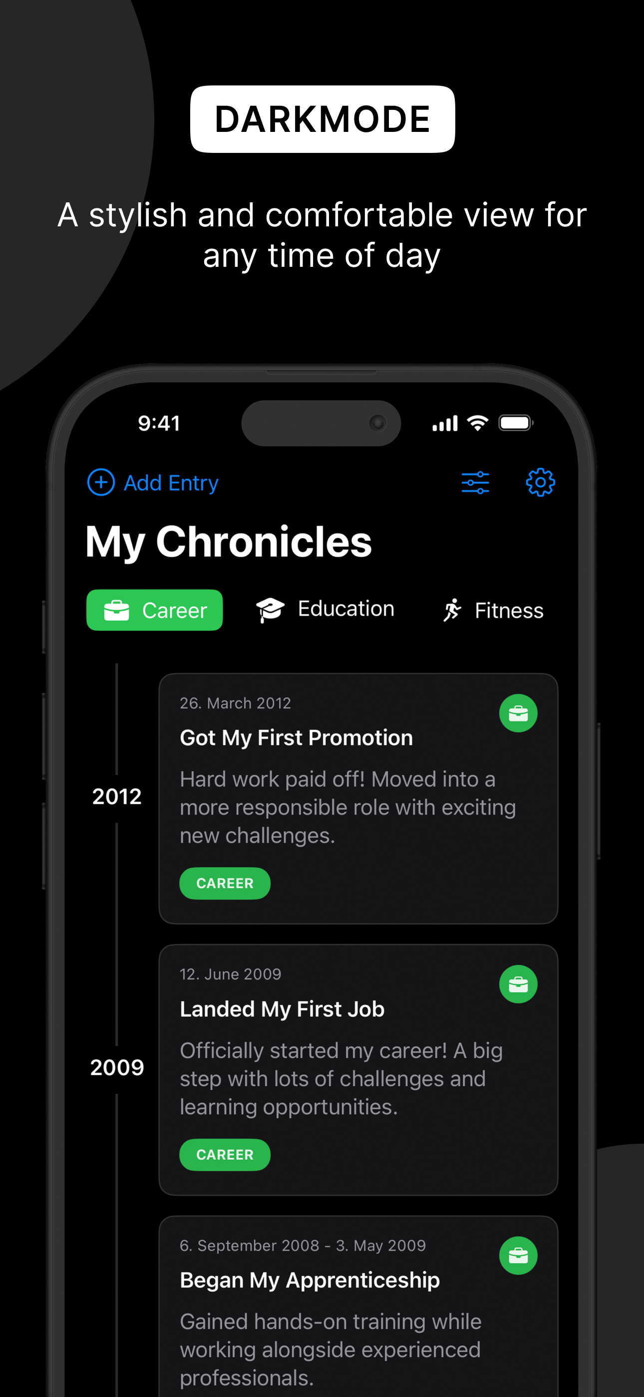 MyChronicles - Life Timeline screenshot 5