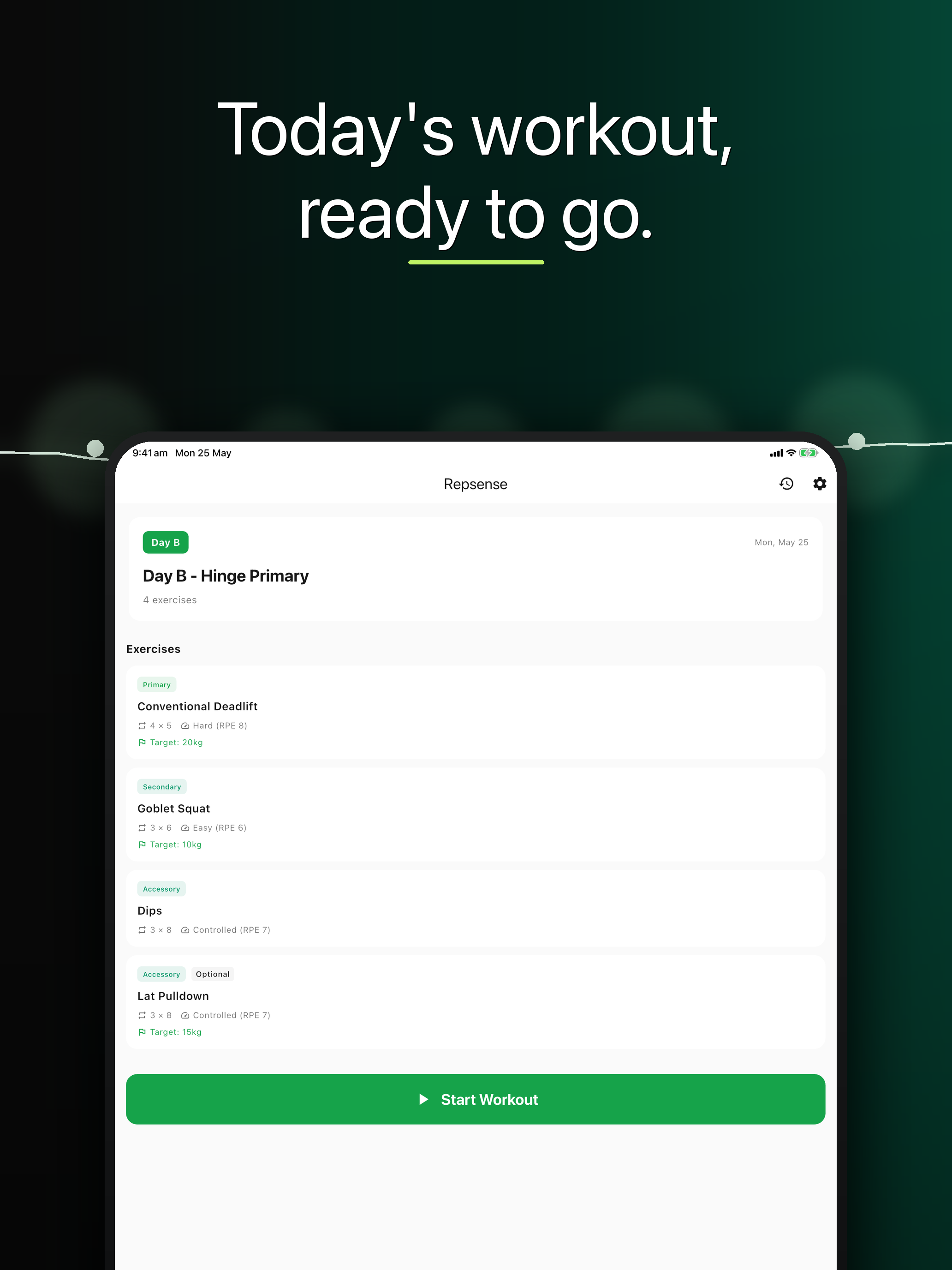 Repsense screenshot 8