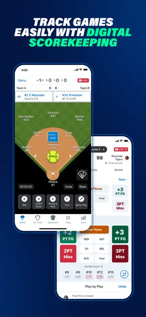 GameChanger iPhone screenshot 2