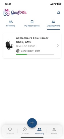 GeeftMe screenshot
