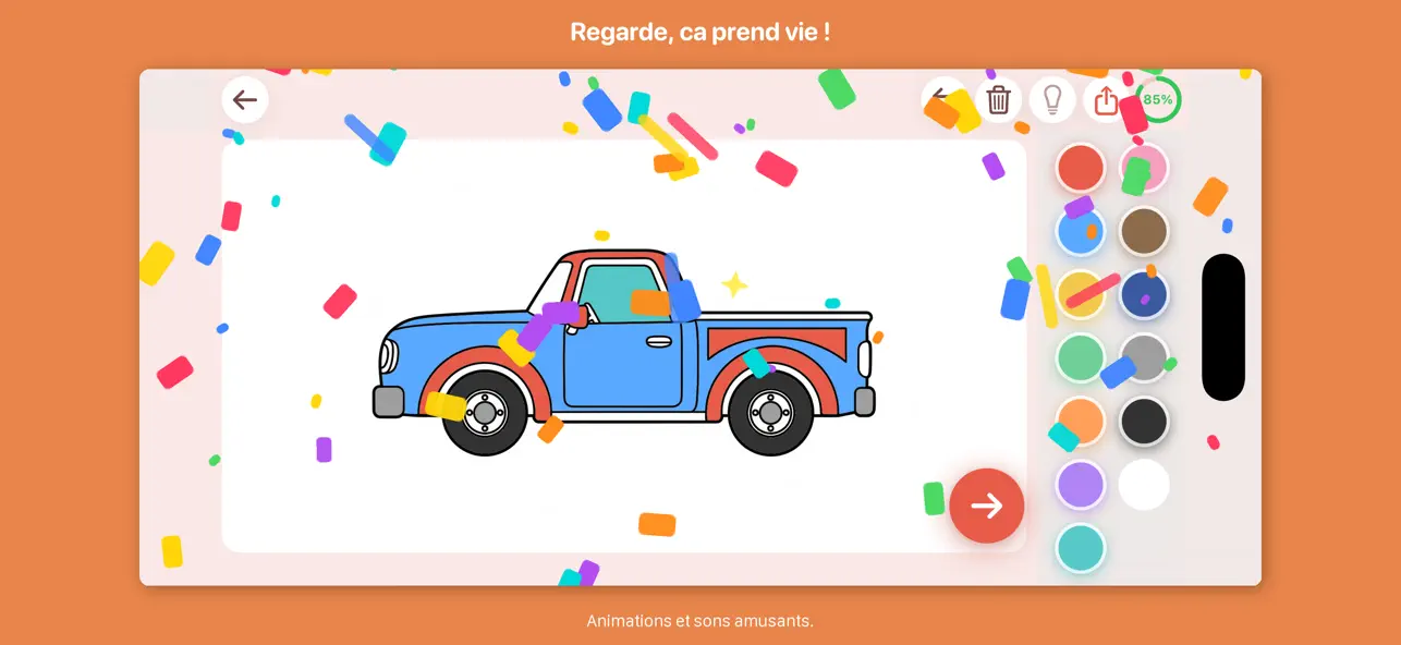 Screenshot #3 pour Coloriage Voitures Enfants