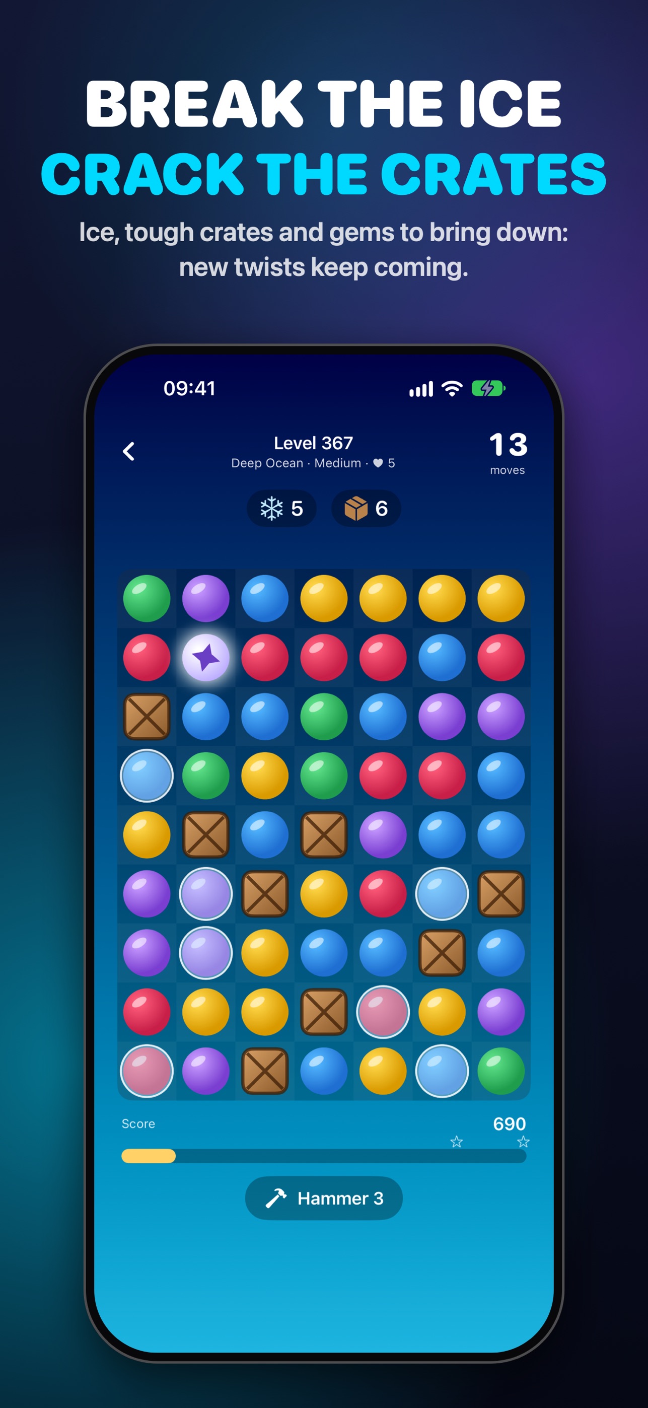 Screenshot 3 of Sparkfall: Bubble Pop Puzzle