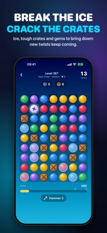Sparkfall: Bubble Pop Puzzle screenshot 3
